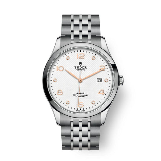 Tudor 1926 41 mm White Dial with Diamonds Stainless Steel Bracelet M91650-0013