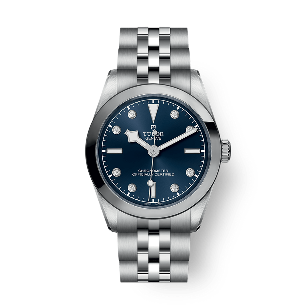 Tudor Black Bay 31 mm Blue Dial with Diamonds Stainless Steel Bracelet M79600-0005