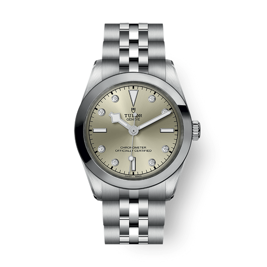 Tudor Black Bay 31 mm Grey Dial with Diamonds Stainless Steel Bracelet M79600-0006