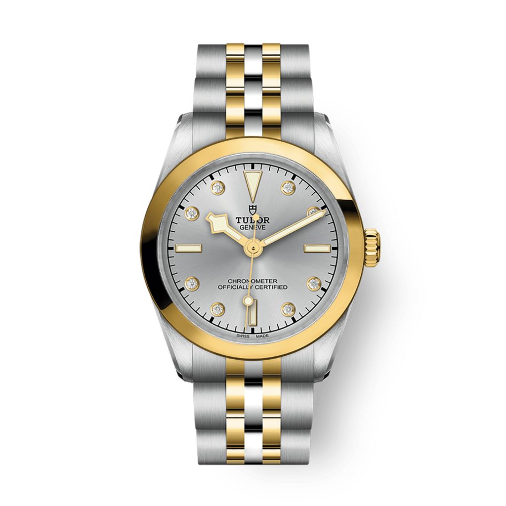 Tudor Black Bay 31 S&G 31 mm Silver Dial with Diamonds Stainless Steel Bracelet M79603-0007