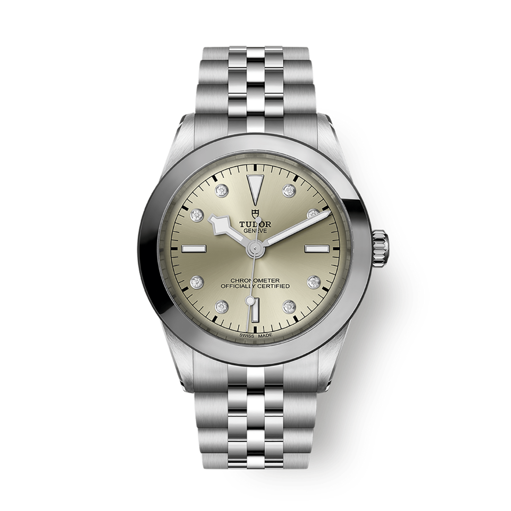 Tudor Black Bay 39 mm Grey Dial with Diamonds Stainless Steel Bracelet M79660-0006