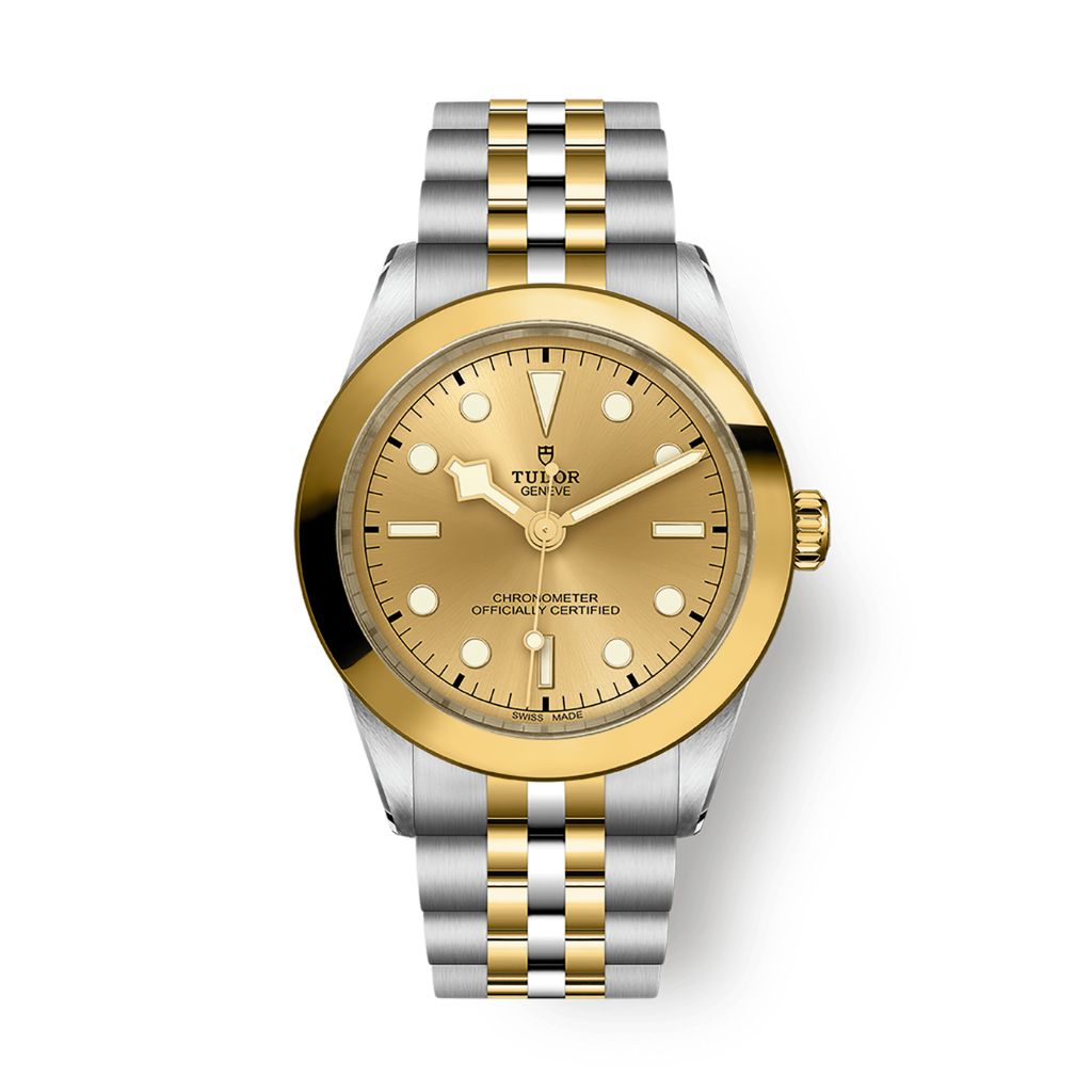 Tudor Black Bay 39 S&G 39 mm Golden Dial Stainless Steel Bracelet M79663-0005