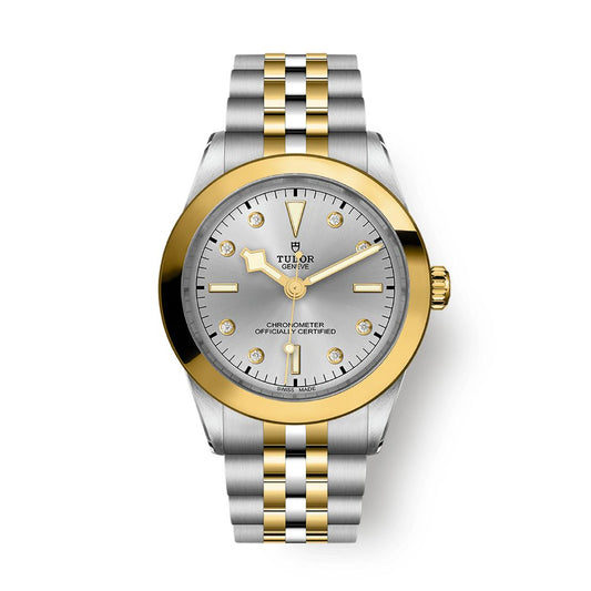 Tudor Black Bay 39 S&G 39 mm Silver Dial with Diamonds Stainless Steel Bracelet M79663-0007