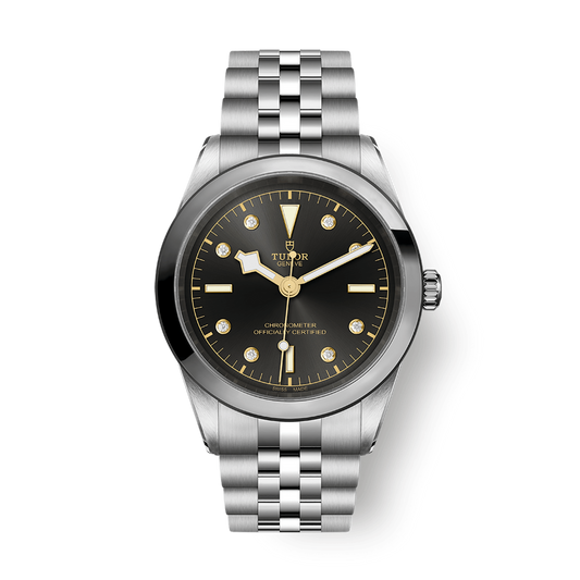 Tudor Black Bay 41 mm Black Dial with Diamonds Stainless Steel Bracelet M79680-0004