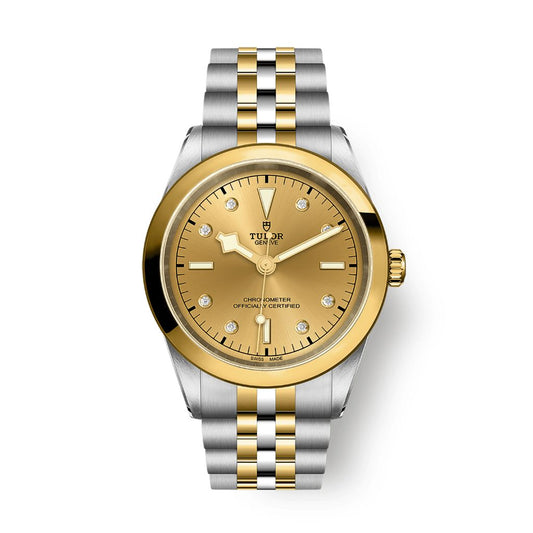 Tudor Black Bay 41 S&G 41 mm Golden Dial with Diamonds Stainless Steel Bracelet M79683-0008