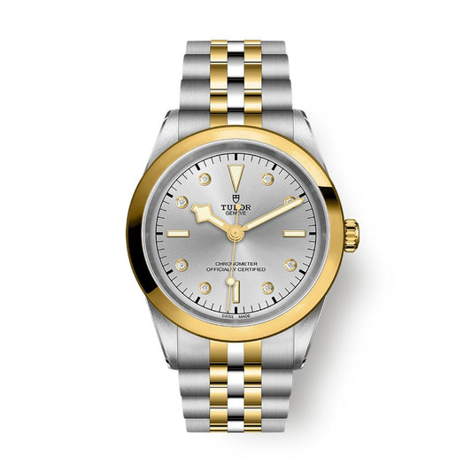 Tudor Black Bay 41 S&G 41 mm Silver Dial with Diamonds Stainless Steel Bracelet M79683-0007