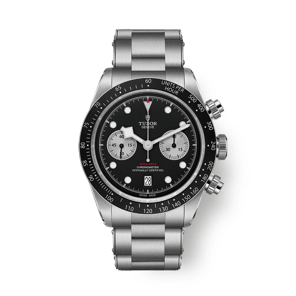 Tudor Black Bay Chrono 41 mm Black Dial Stainless Steel Bracelet M79360N-0001