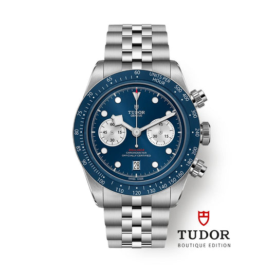 Tudor Black Bay Chrono 41 mm Blue Dial Stainless Steel Bracelet M79360B-0002