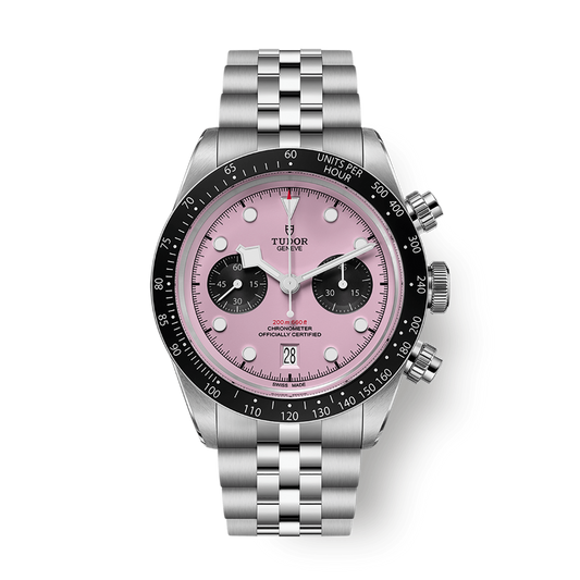 Tudor Black Bay Chrono 41 mm Pink Dial Stainless Steel Bracelet M79360N-0019
