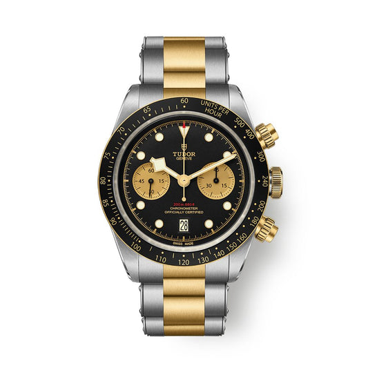 Tudor Black Bay Chrono S&G 41 mm Black Dial Stainless Steel Bracelet M79363N-0001
