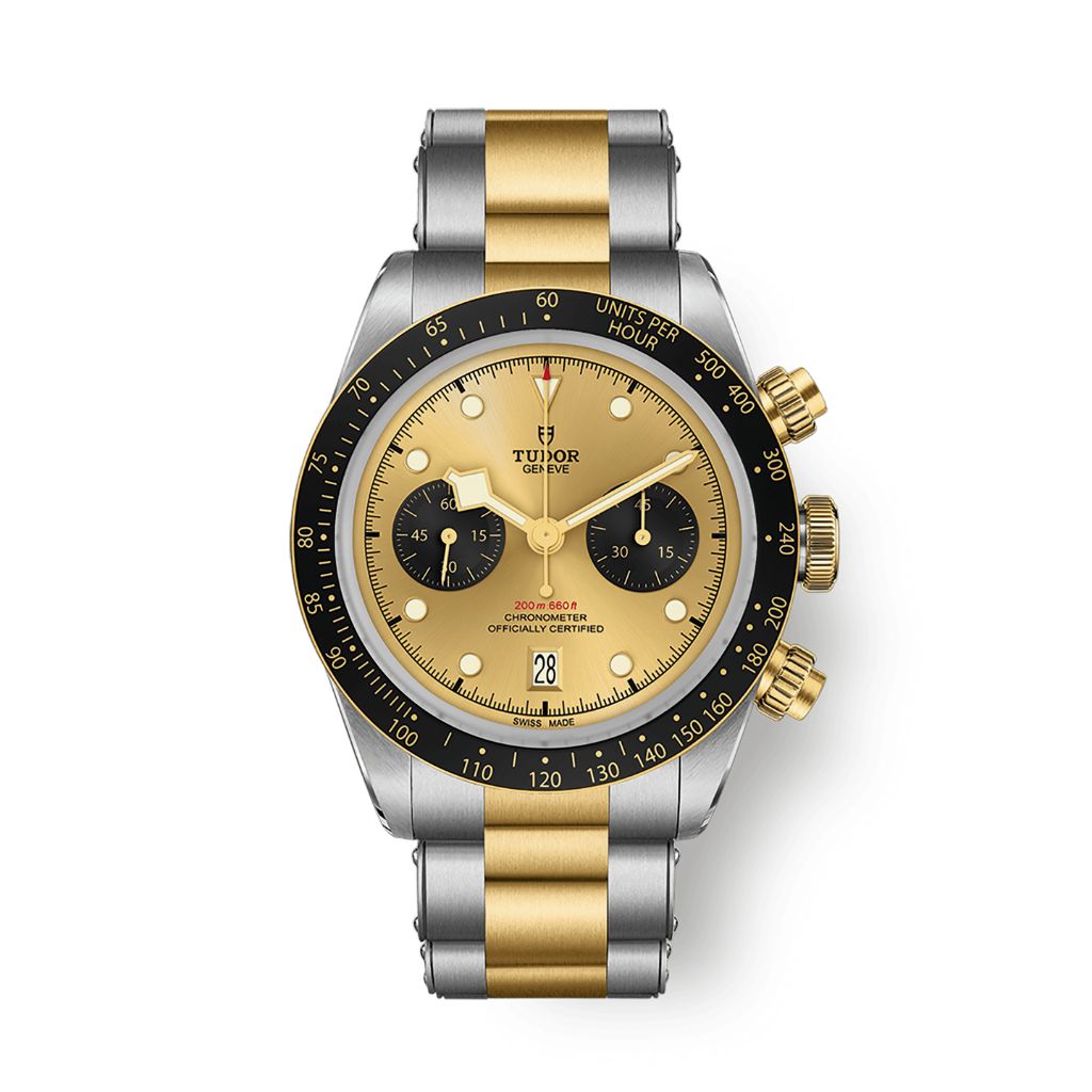 Tudor Black Bay Chrono S&G 41 mm Champagne Dial Stainless Steel Bracelet M79363N-0007
