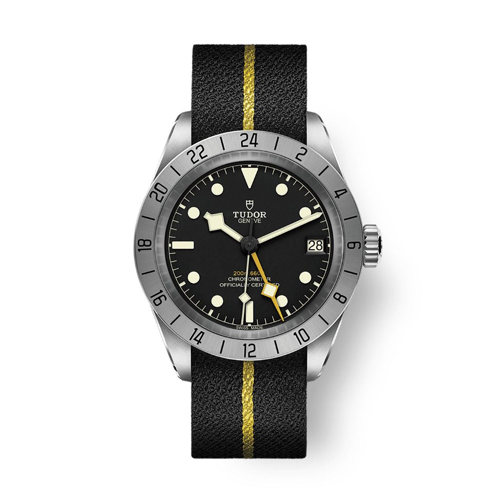 Tudor Black Bay Pro 39 mm Black Dial Stainless Steel Fabric Strap M79470-0002