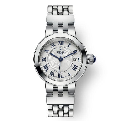 Tudor Clair de Rose 26 mm Silver Dial Stainless Steel Bracelet M35200-0001