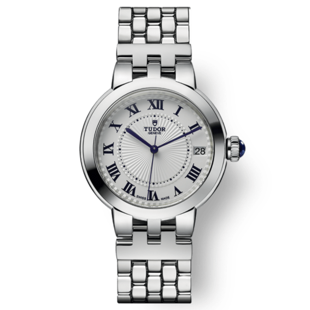 Tudor Clair de Rose 34 mm Silver Dial Stainless Steel Bracelet M35800-0001