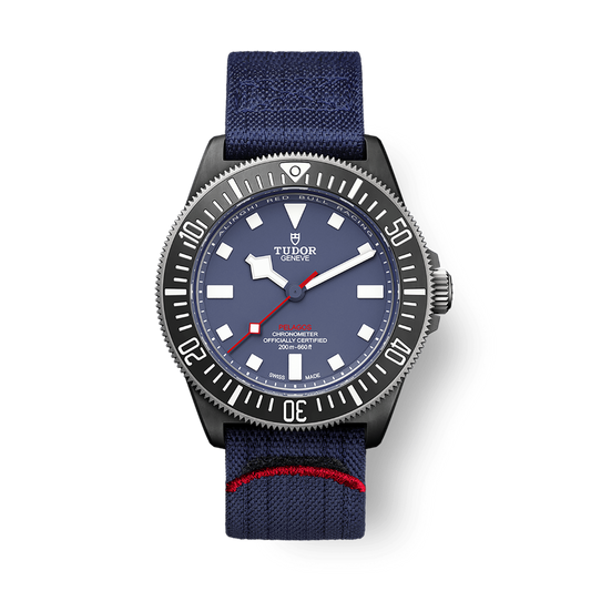 Tudor Pelagos FXD 42 mm Blue Dial Black Carbon Fabric Strap M25707KN-0001