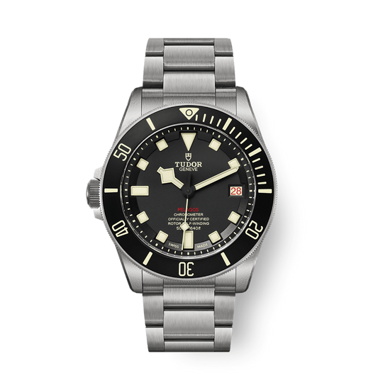 Tudor Pelagos LHD 42 mm Black Dial Titanium Bracelet M25610TNL-0001
