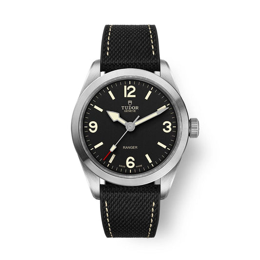 Tudor Ranger 39 mm Black Dial Stainless Steel Rubber Strap M79950-0002