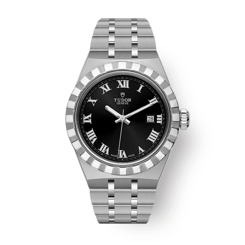 Tudor Tudor Royal 28 mm Black Dial Stainless Steel Bracelet M28300-0003