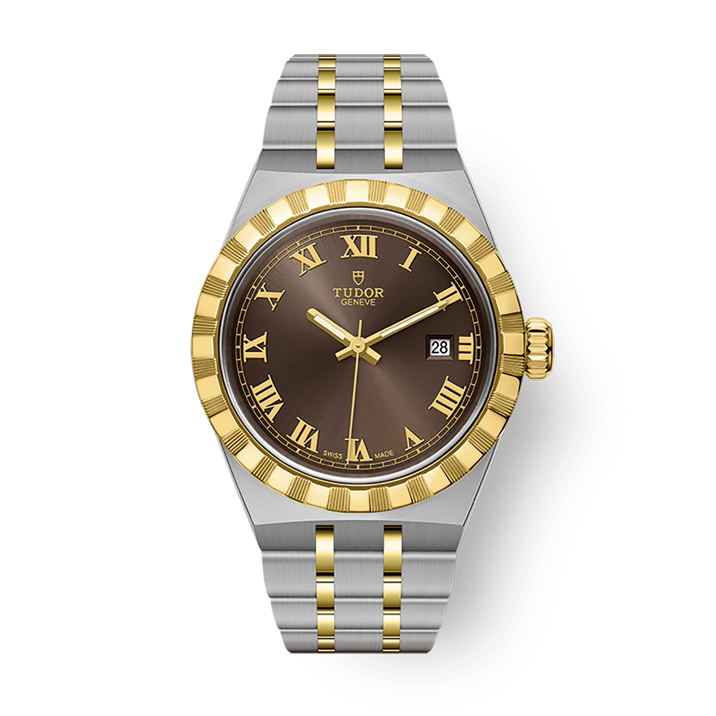 Tudor Tudor Royal 28 mm Chocolate Brown Dial Stainless Steel Bracelet M28303-0008