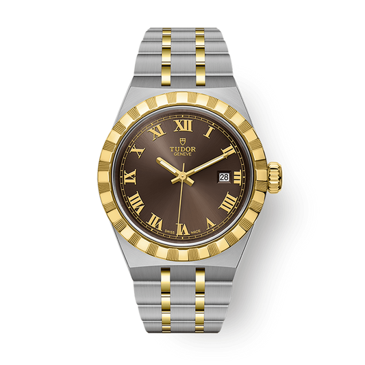 Tudor Tudor Royal 28 mm Chocolate Brown Dial Stainless Steel Bracelet M28303-0008