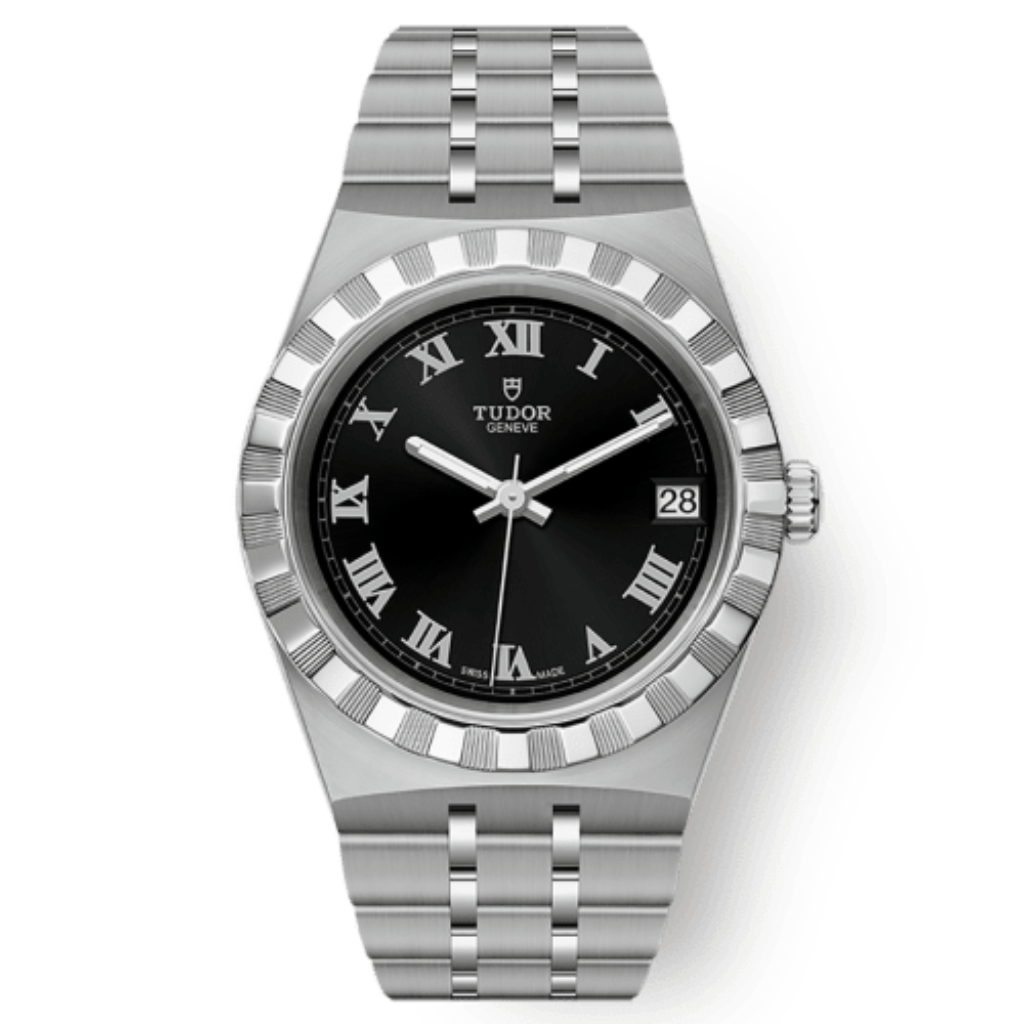 Tudor TUDOR Royal 34 mm Black Dial Stainless Steel Bracelet M28400-0003