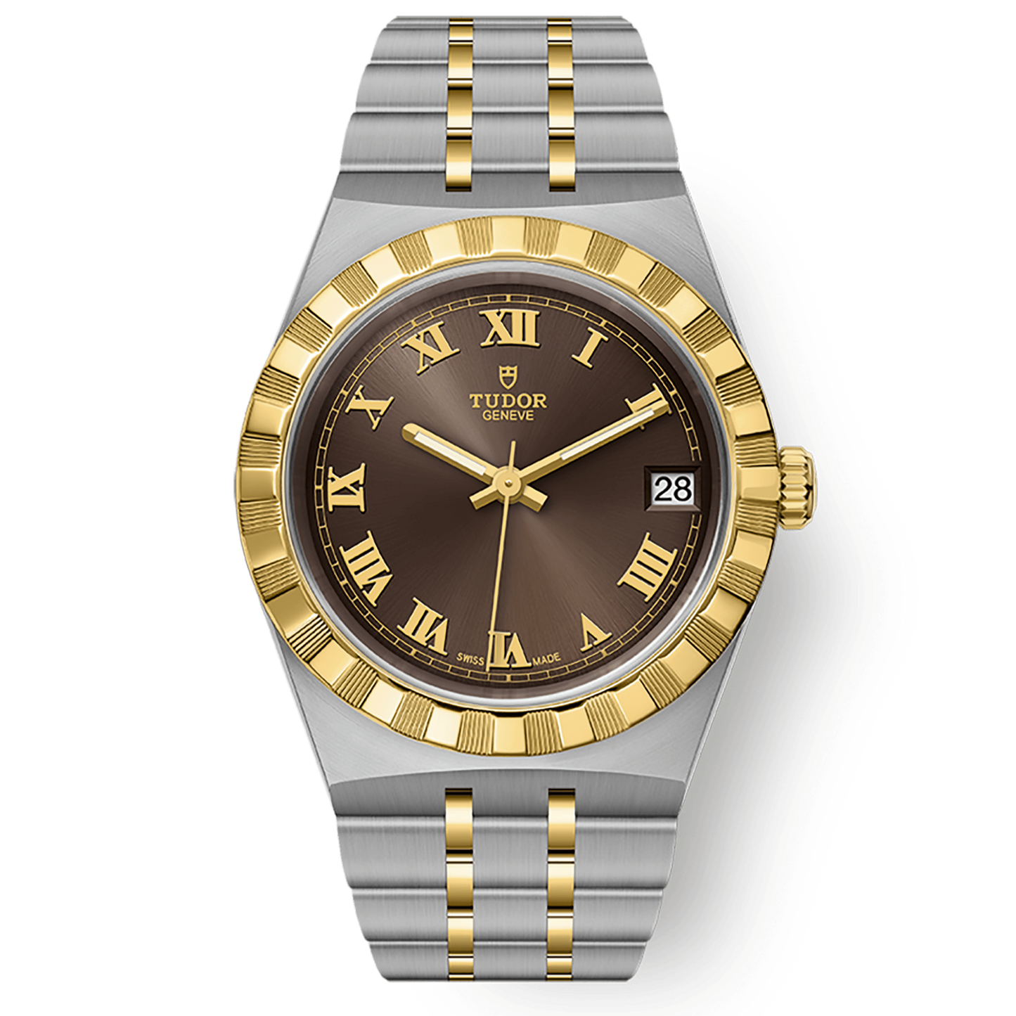 Tudor Tudor Royal 34 mm Chocolate Brown Dial Stainless Steel Bracelet M28403-0008