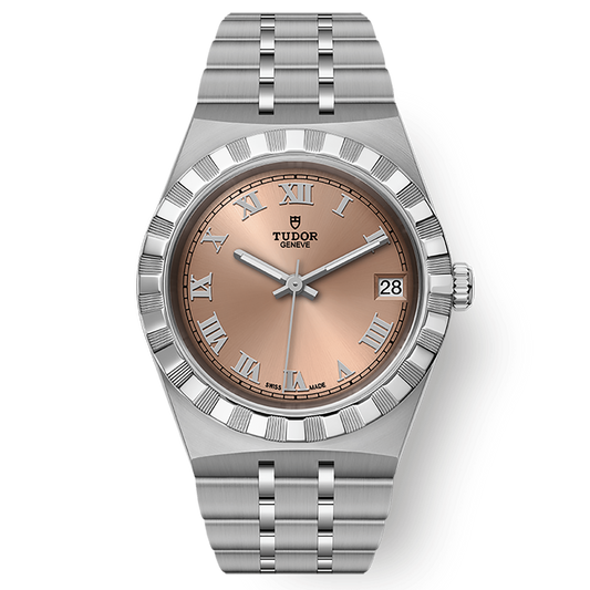 Tudor Tudor Royal 34 mm Pink Dial Stainless Steel Bracelet M28400-0009