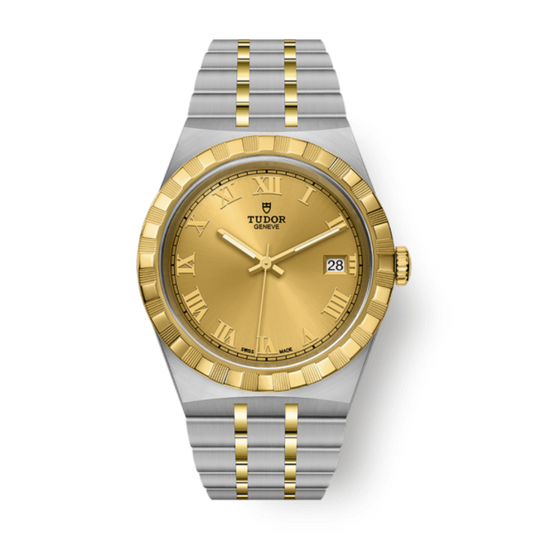 Tudor Tudor Royal 38 mm Golden Dial Stainless Steel Bracelet M28503-0003