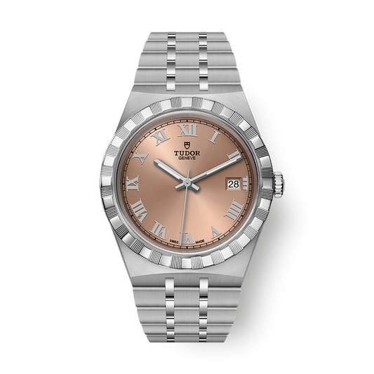 Tudor Tudor Royal 38 mm Pink Dial Stainless Steel Bracelet M28500-0007