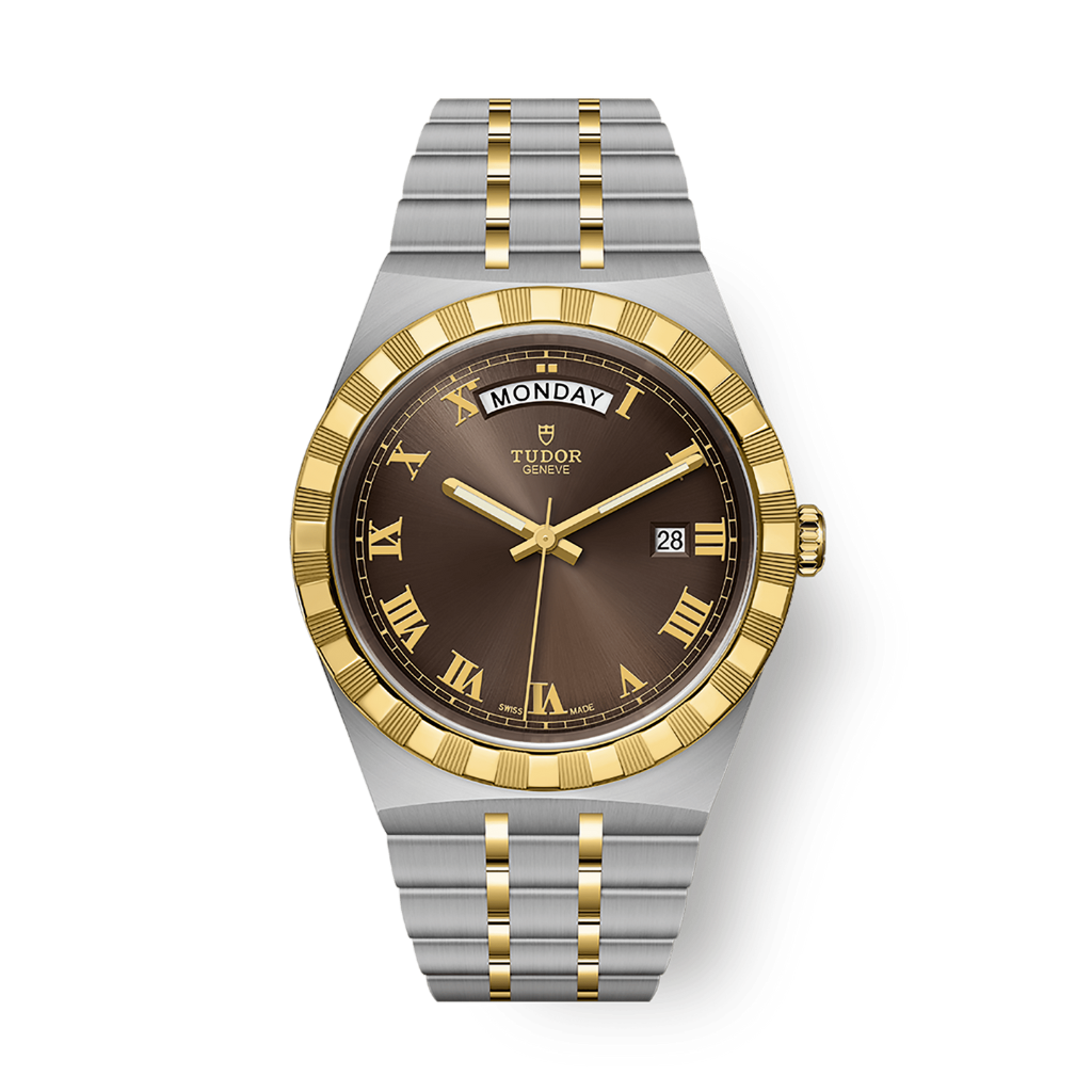 Tudor Tudor Royal 41 mm Chocolate Brown Dial Stainless Steel Bracelet M28603-0007