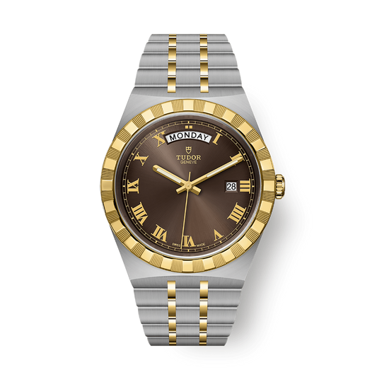 Tudor Tudor Royal 41 mm Chocolate Brown Dial Stainless Steel Bracelet M28603-0007