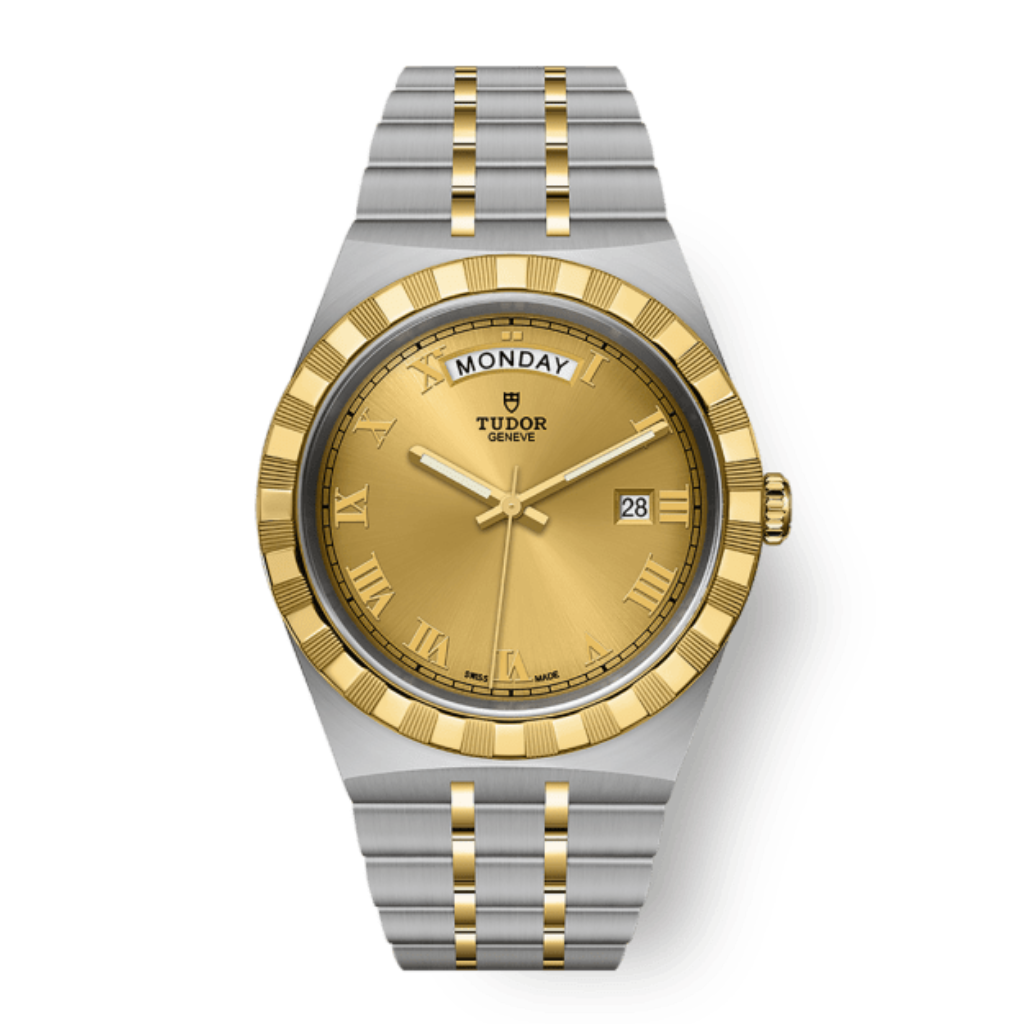 Tudor Tudor Royal 41 mm Golden Dial Stainless Steel Bracelet M28603-0004