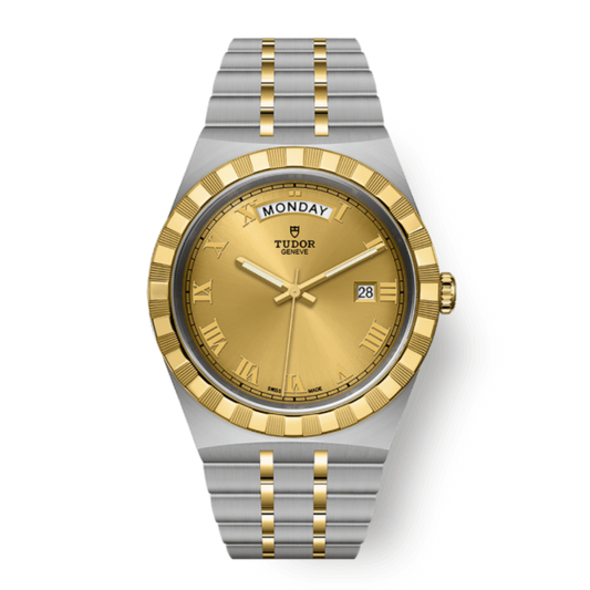 Tudor Tudor Royal 41 mm Golden Dial Stainless Steel Bracelet M28603-0004