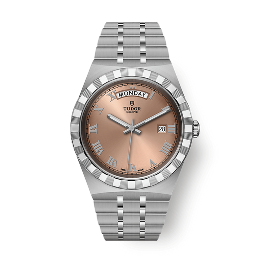 Tudor Tudor Royal 41 mm Pink Dial Stainless Steel Bracelet M28600-0009