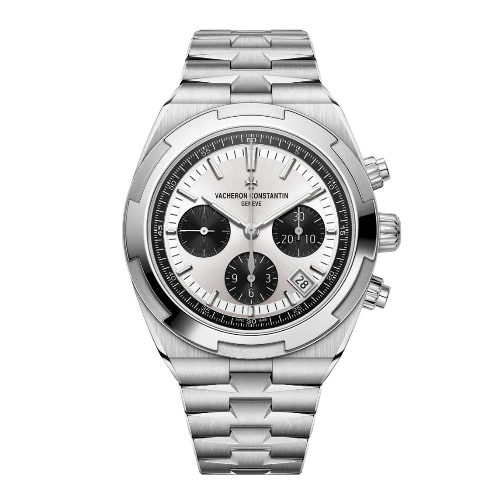 Vacheron Constantin Overseas chronograph 42.5 mm Silver Dial Stainless Steel Bracelet 5520V/210A-B686