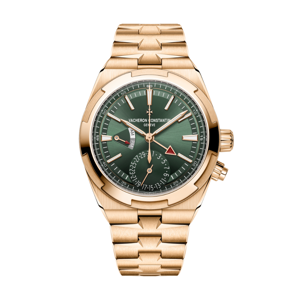 Vacheron Constantin Overseas dual time 41 mm Green Dial 18K Pink Gold Bracelet 7920V/210R-B965