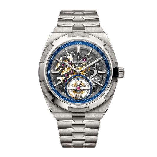 Vacheron Constantin Overseas tourbillon skeleton 42.5 mm Transparent Dial Titanium Bracelet 6000V/210T-B935