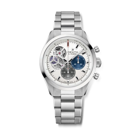 Zenith CHRONOMASTER OPEN 39.5 mm Silver Dial Stainless Steel Bracelet 03.3300.3604/69.M3300
