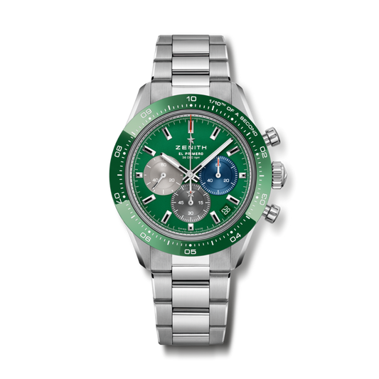 Zenith CHRONOMASTER SPORT 41 mm Green Dial Stainless Steel Bracelet 03.3119.3600/56.M3100