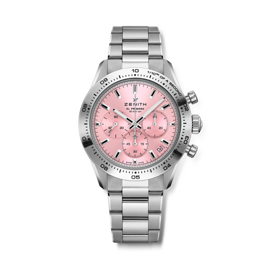 Zenith CHRONOMASTER SPORT 41 mm Pink Dial Stainless Steel Bracelet 03.3109.3600/18.M3100