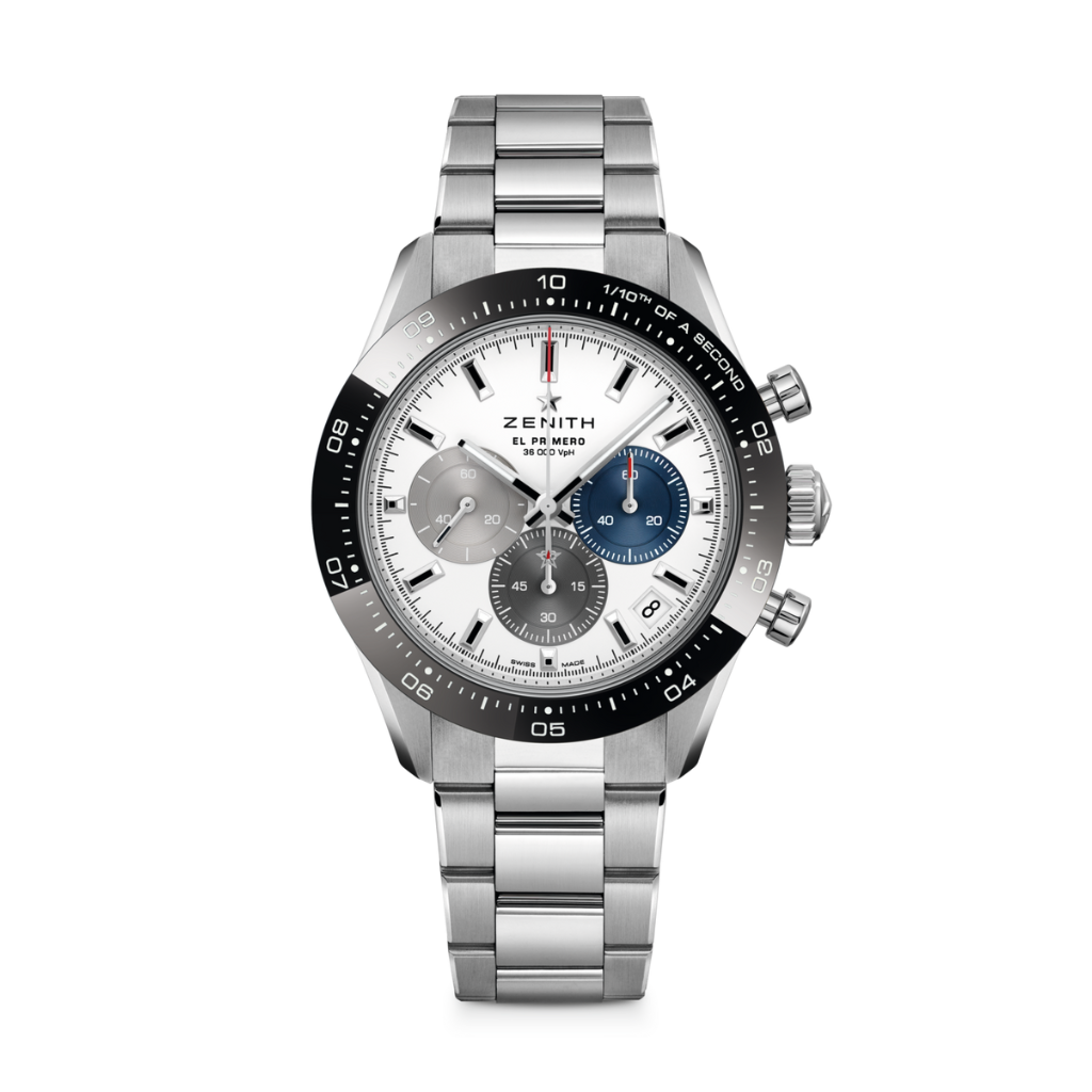 Zenith CHRONOMASTER SPORT 41 mm Silver Dial Stainless Steel with Black Ceramic Bracelet 03.3100.3600/69.M3100
