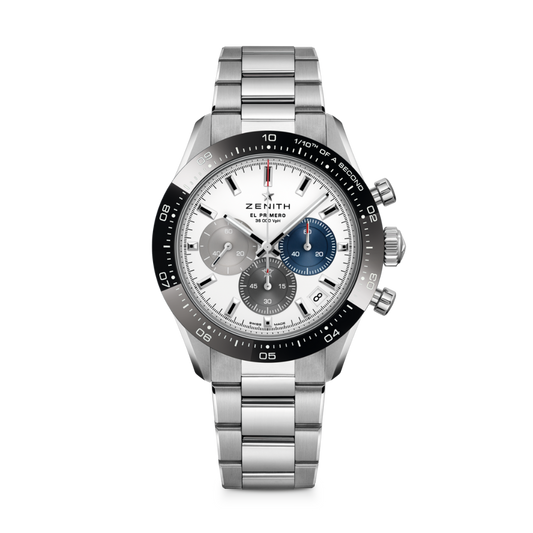 Zenith CHRONOMASTER SPORT 41 mm Silver Dial Stainless Steel with Black Ceramic Bracelet 03.3100.3600/69.M3100