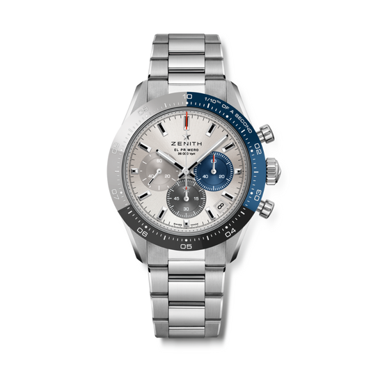 Zenith CHRONOMASTER SPORT 41 mm Silver Dial Stainless Steel With Tricolor Ceramic Bracelet 03.3103.3600/69.M3100