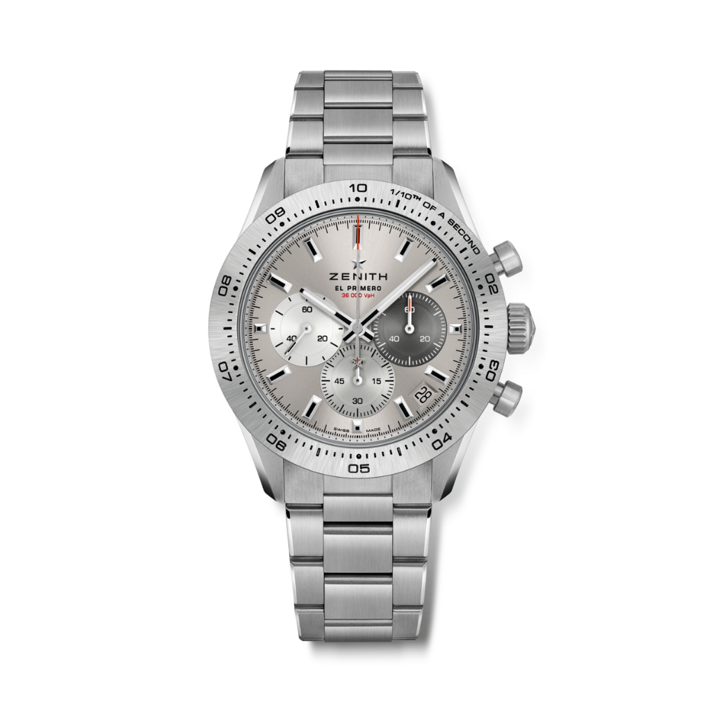 Zenith CHRONOMASTER SPORT 41 mm Silver Dial Titanium Bracelet 95.3100.3600/39.M3100