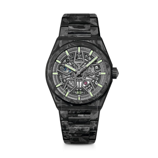 Zenith DEFY CLASSIC 41 mm Silver Dial Carbon Bracelet 10.9001.670/80.M9000
