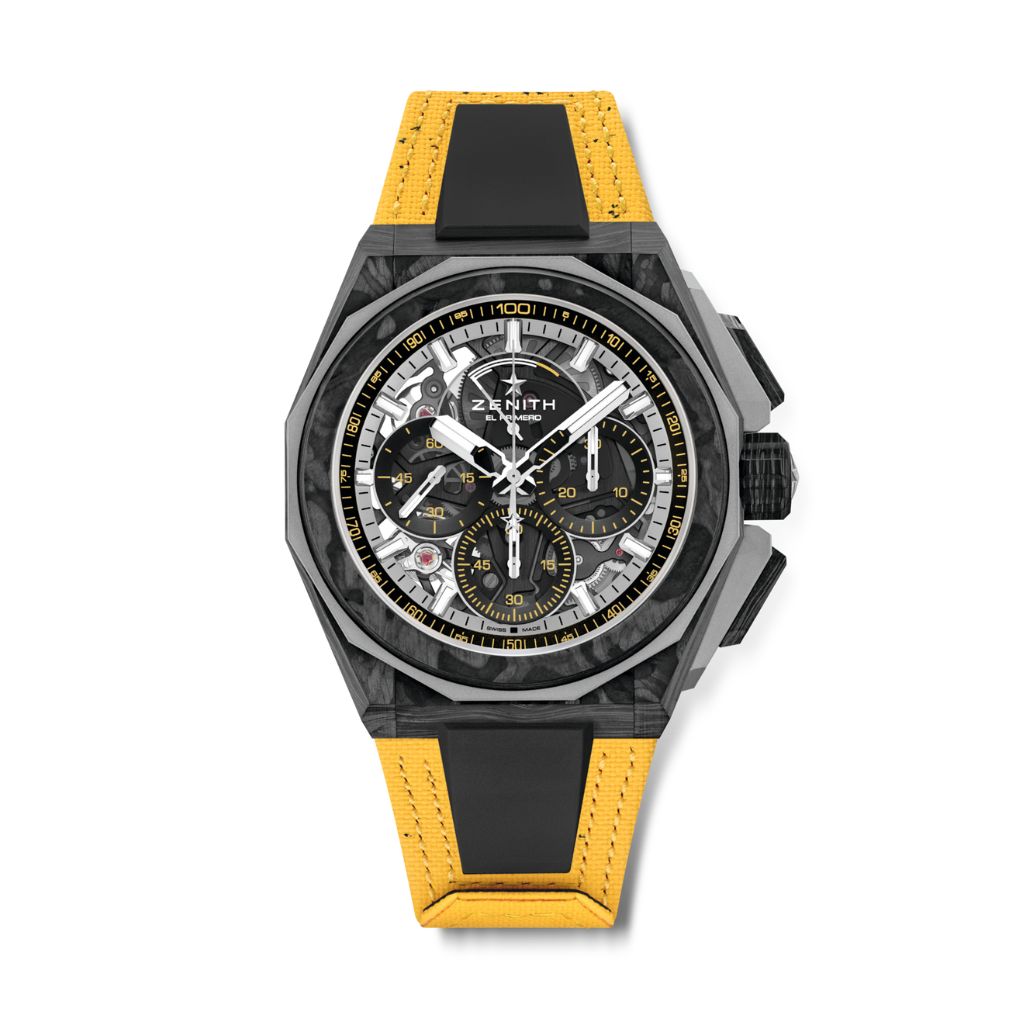 Zenith DEFY Extreme E Desert X Prix 45 mm Silver Dial Carbon & Microblasted Titanium Velcro Strap 10.9100.9004-1/23.I303