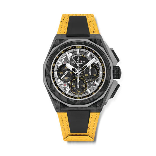 Zenith DEFY Extreme E Desert X Prix 45 mm Silver Dial Carbon & Microblasted Titanium Velcro Strap 10.9100.9004-1/23.I303