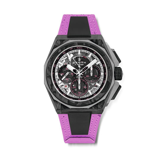 Zenith DEFY Extreme E Energy X Prix 45 mm Silver Dial Carbon & Microblasted Titanium Velcro Strap 10.9100.9004-2/24.I301