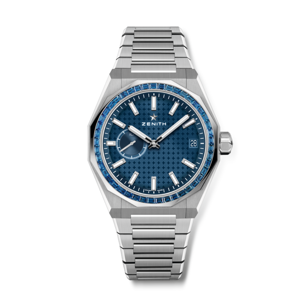 Zenith DEFY Skyline Sapphire 41 mm Blue Dial with Diamonds Stainless Steel Bracelet 16.9300.3620/51.I001