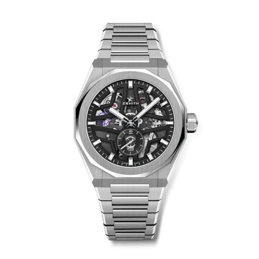 Zenith DEFY Skyline Skeleton 41 mm Black Dial Stainless Steel Bracelet 03.9300.3620/78.I001